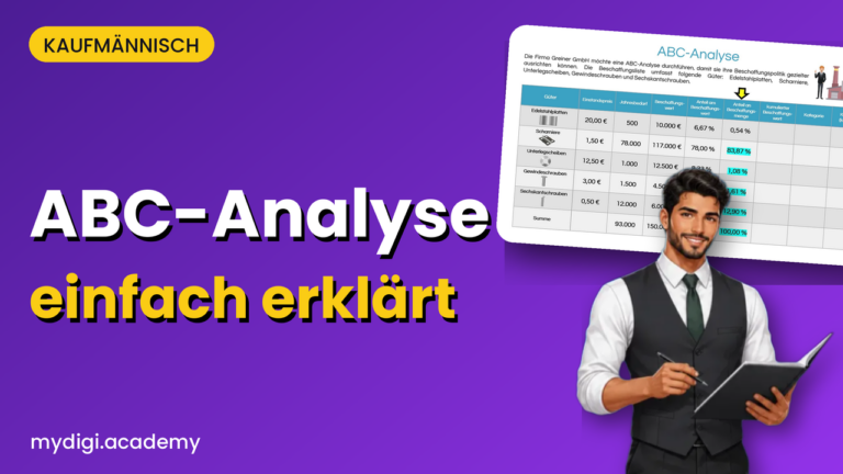 Lernvideo MyDigiAcademy: ABC-Analyse einfach erklärt