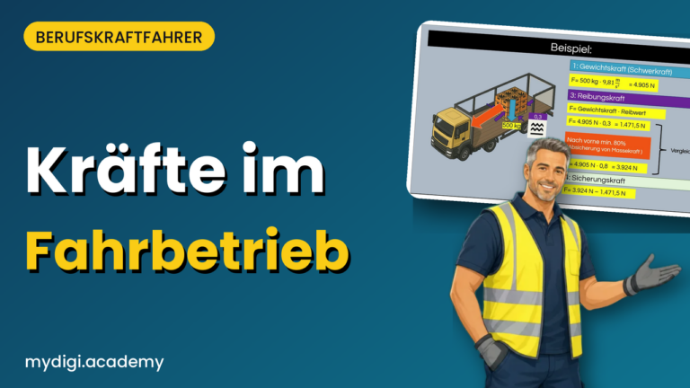 Lernvideo MyDigiAcademy: Kräfte im Fahrbetrieb einfach erklärt