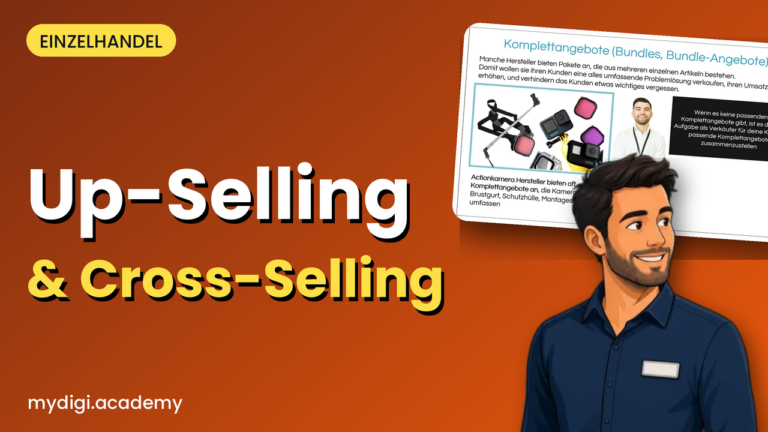 Lernvideo MyDigiAcademy: Up-Selling & Cross-Selling einfach erklärt