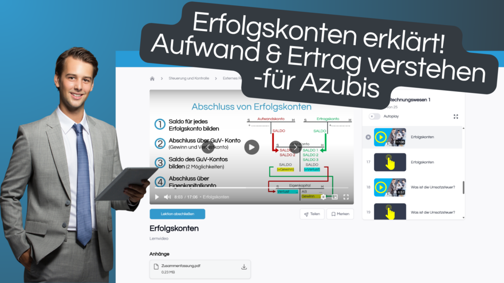 Erfolgskonten einfach erklärt für Azubis