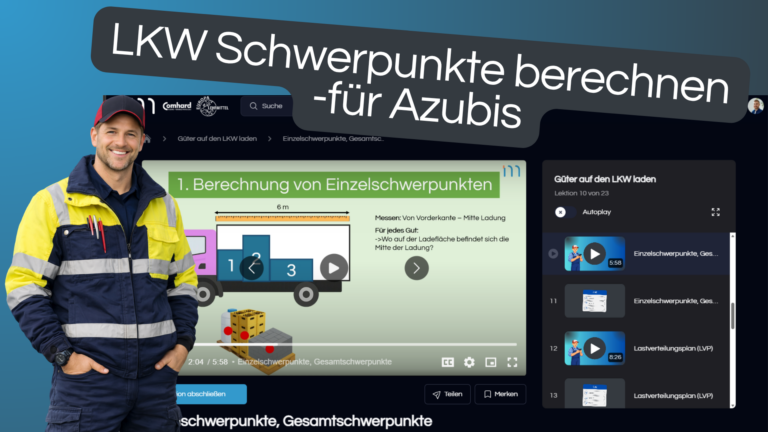 LKW Schwerpunkte berechnen einfach erklärt für Azubis