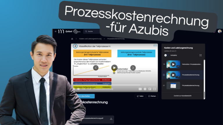 Prozesskostenrechnung einfach erklärt für Azubis
